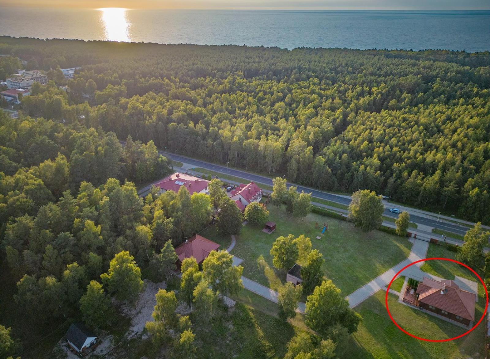 Hotel Gosciniec Jedrus Dąbki Exterior foto