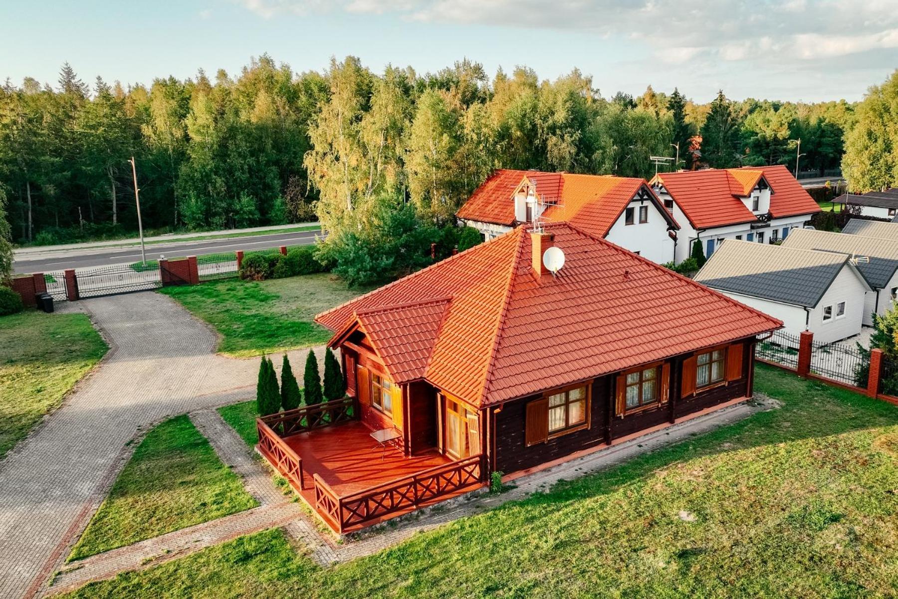 Hotel Gosciniec Jedrus Dąbki Exterior foto